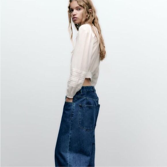 Zara embroidered shirt - Picture 5 of 11